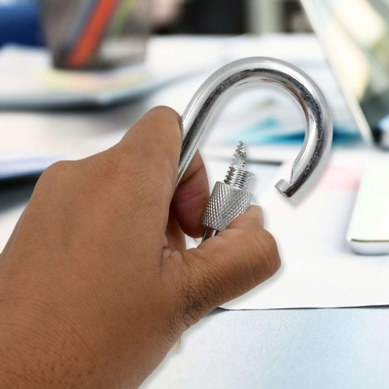 Snap Hook With Screw-stainless Steel Snap Hook Clip Heavy Duty Carabiner Clip (10100 Mm  1 Pc) Snap Hook With Screw-stainless Steel Snap Hook Clip Heavy Duty Carabiner Clip (10100 Mm  1 Pc)